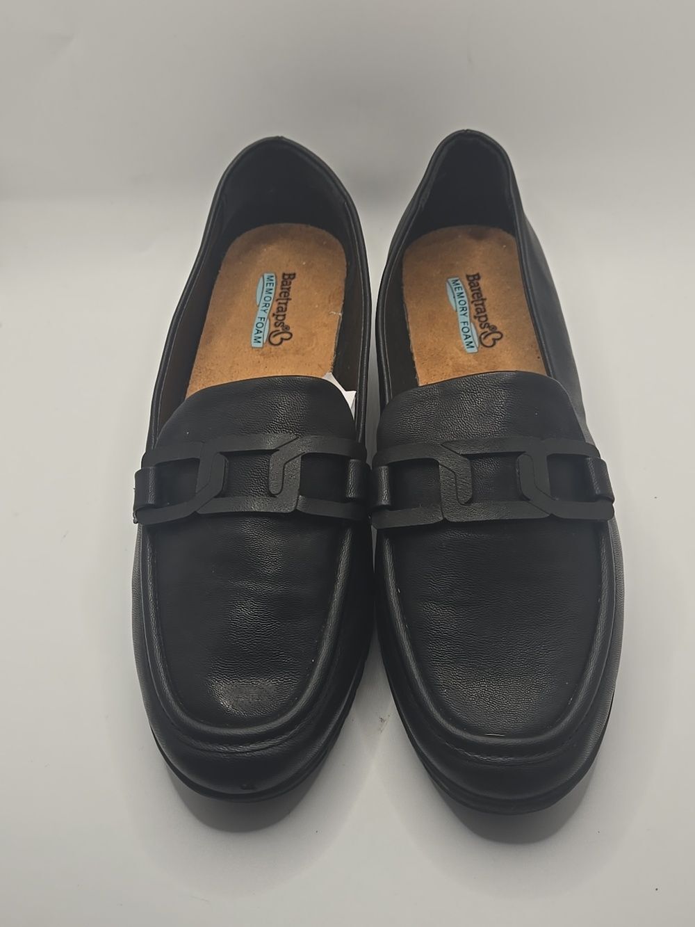 Baretraps Addison Black Loafers Sz 8.5 Memory Foam Insole Comfy Cottagecore Boho